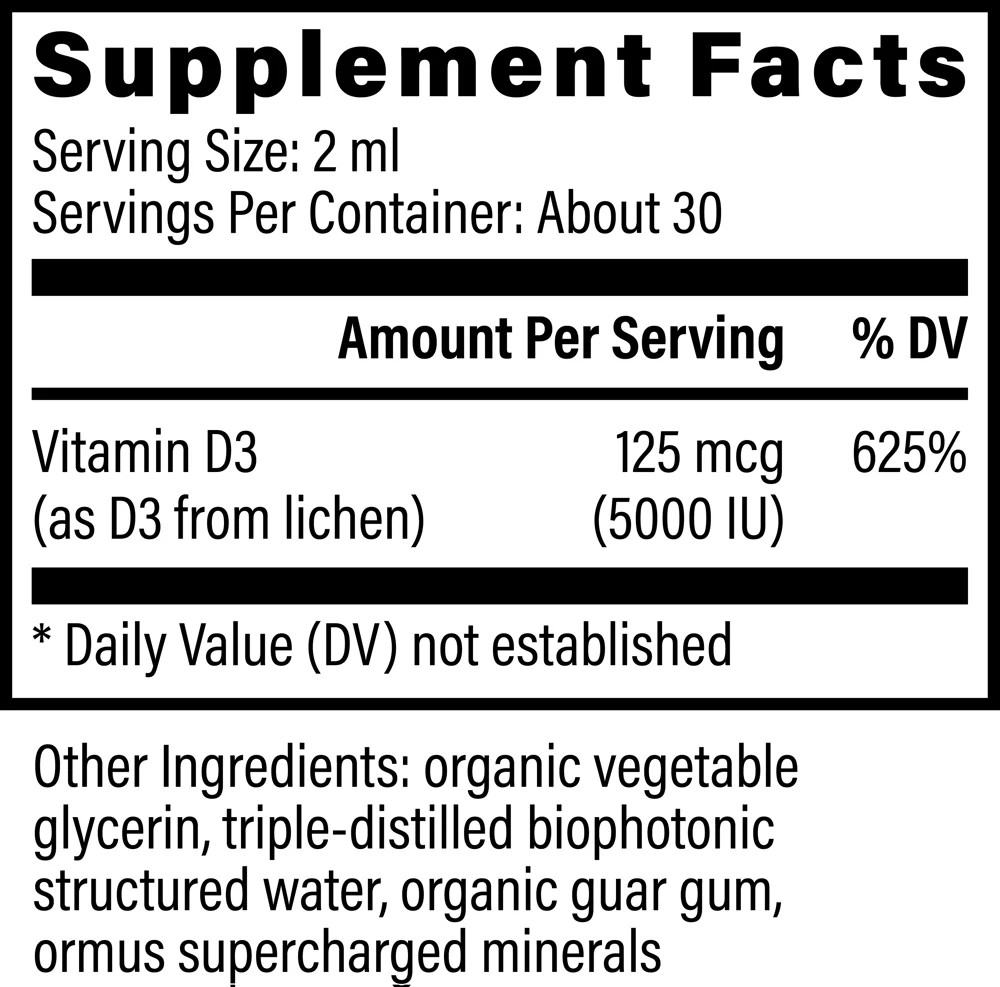 Organic Vitamin D3 5000 IU - Image 3